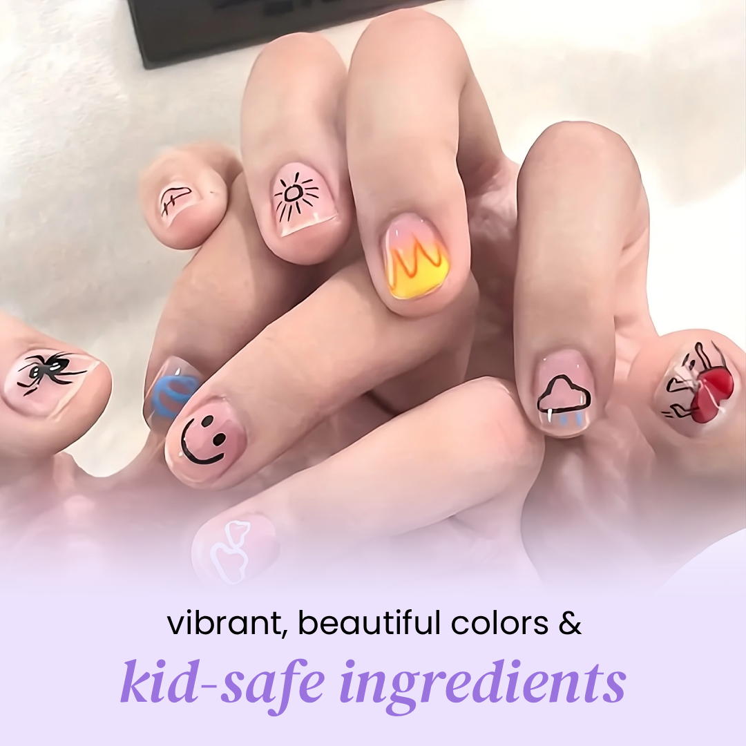 CutesyMani - nail art marker set for kids
