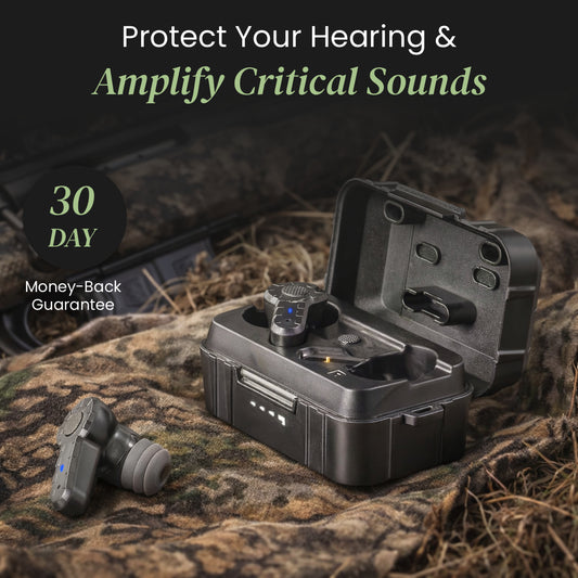 HunterPro - Tactical Hearing Protection & Enhancement Earbuds