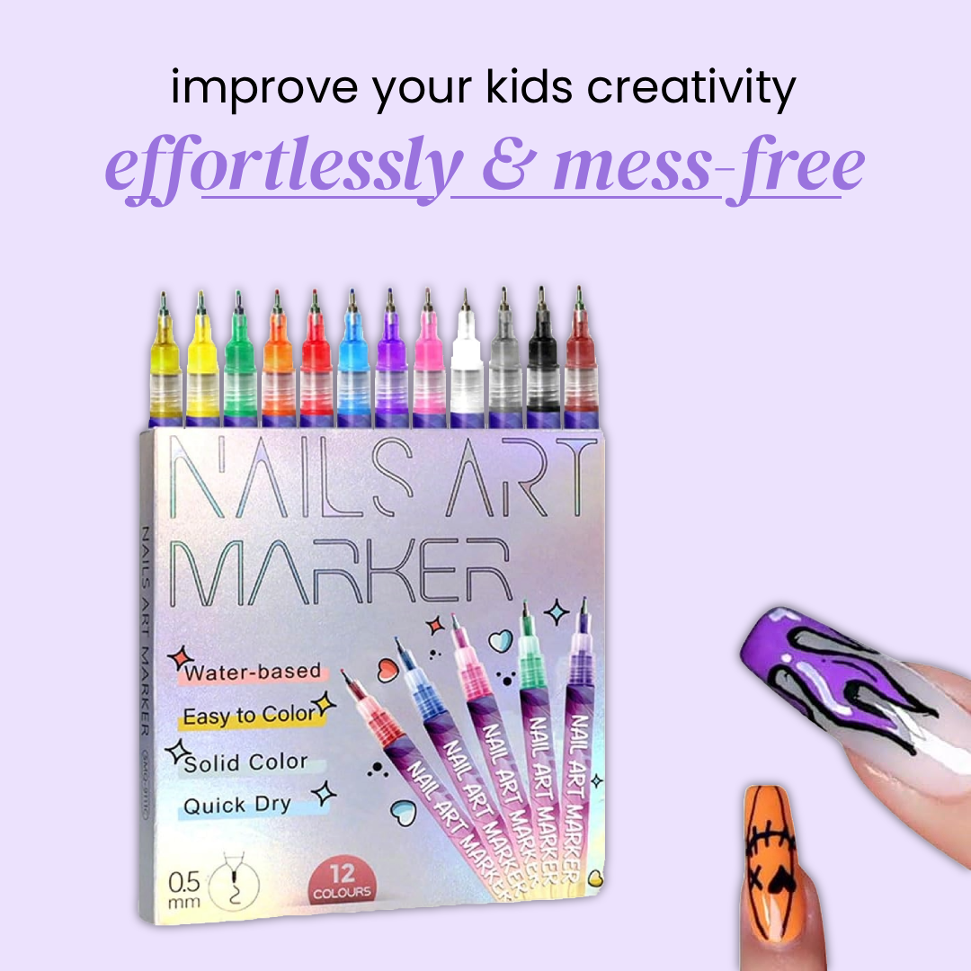 CutesyMani - nail art marker set for kids
