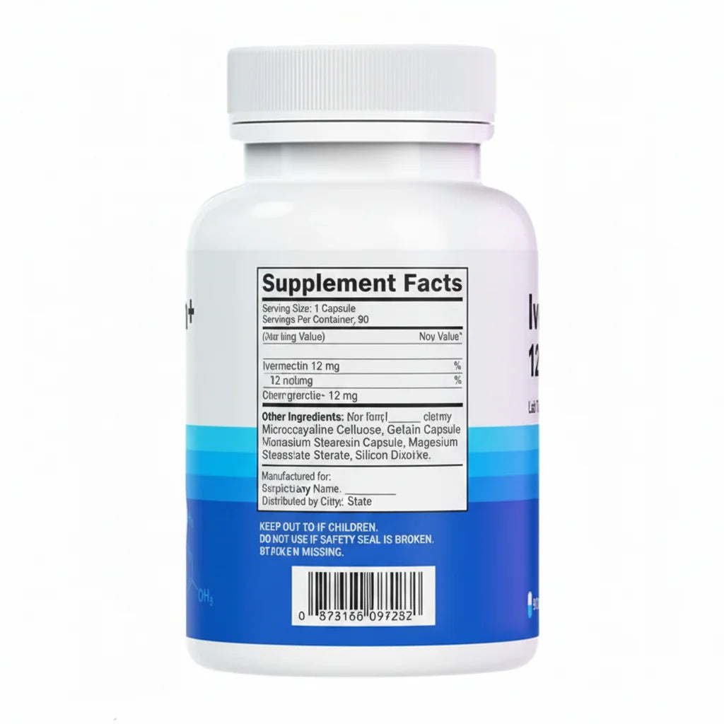 Ivermectin 12MG, 99% Purity
