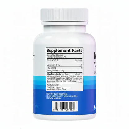 Ivermectin 12MG, 99% Purity