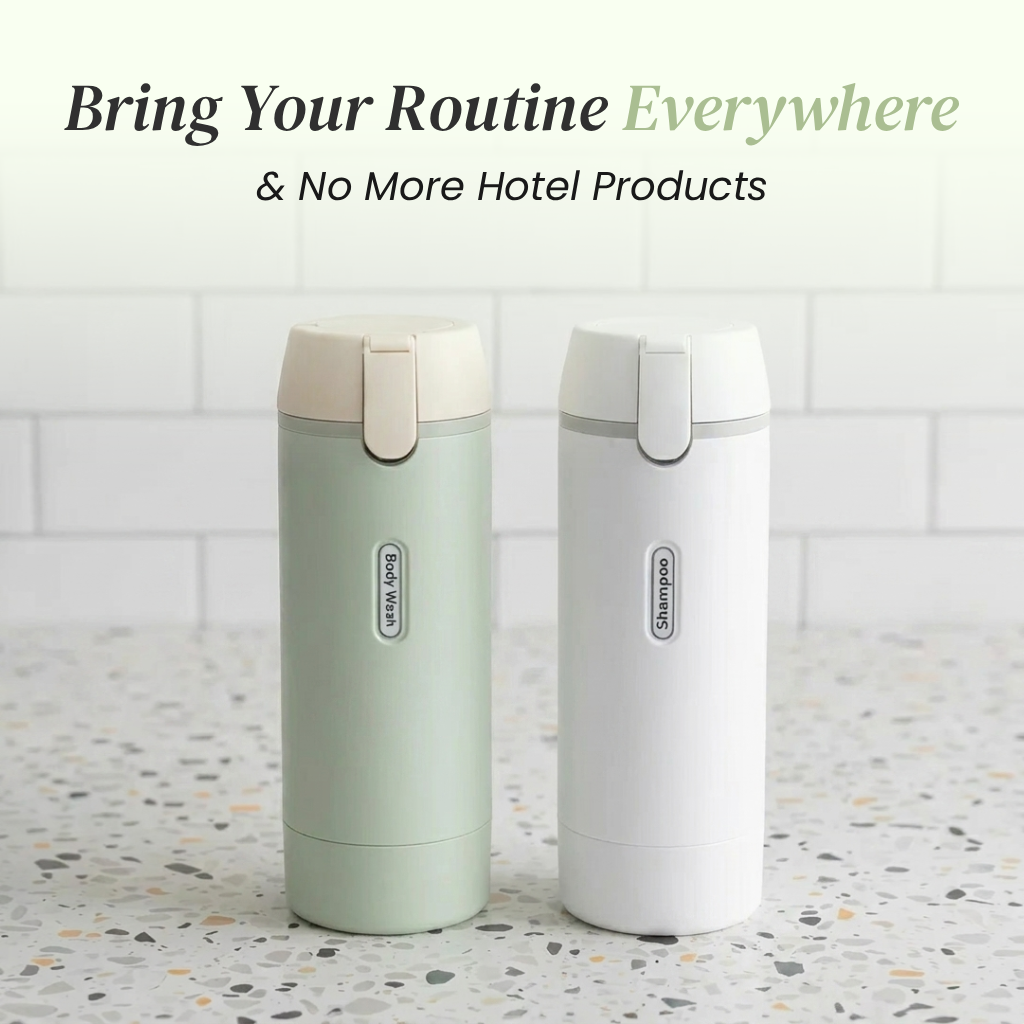 TravelFlow - 4-In-1 Travel Dispenser