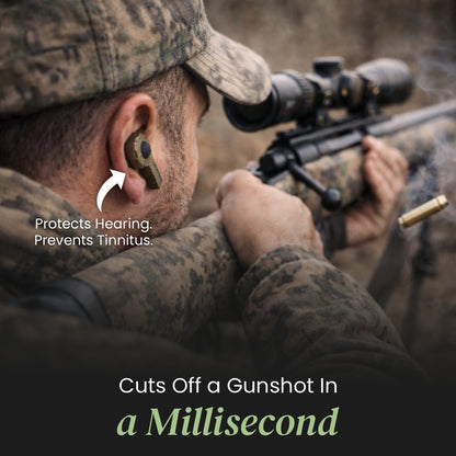 HunterPro - Tactical Hearing Protection & Enhancement Earbuds