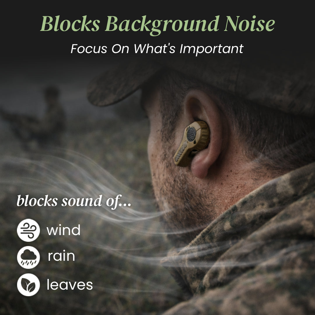 HunterPro - Tactical Hearing Protection & Enhancement Earbuds