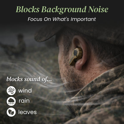 HunterPro - Tactical Hearing Protection & Enhancement Earbuds