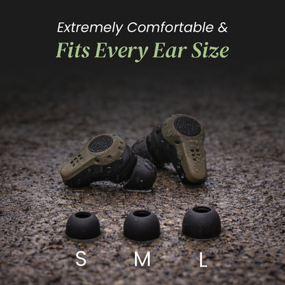 HunterPro - Tactical Hearing Protection & Enhancement Earbuds